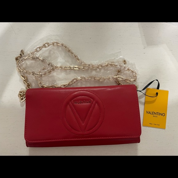 Mario Valentino Red Crossbody Bag - Picture 1 of 9
